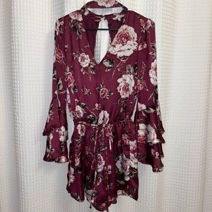 Charlotte Russe Floral Romper